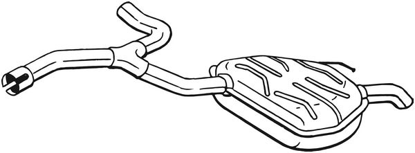 Achterdemper Bosal 235-195