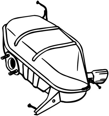 Achterdemper Bosal 247-043