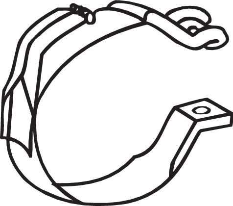 Ophangrubber Bosal 251-861