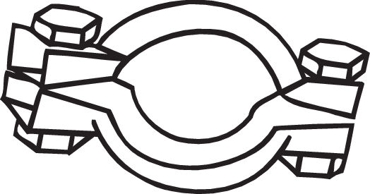 Uitlaatklem Bosal 254-121