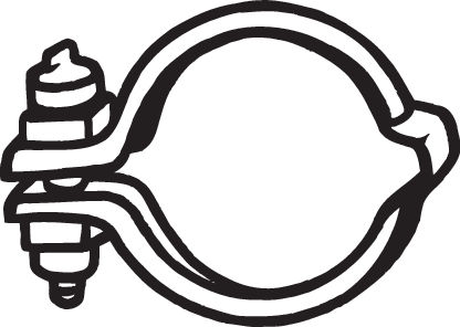 Uitlaatklem Bosal 254-790