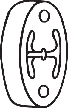 Ophangrubber Bosal 255-056