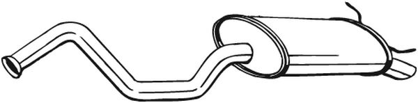 Achterdemper Bosal 278-769