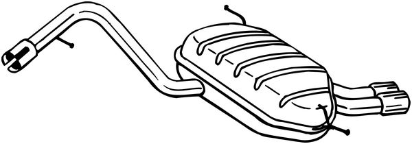 Achterdemper Bosal 279-621