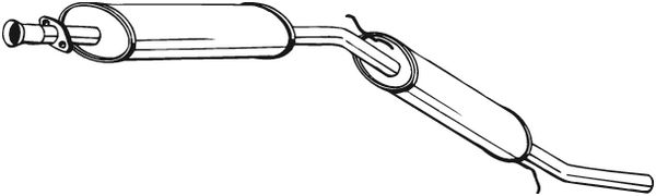 Achterdemper Bosal 281-643