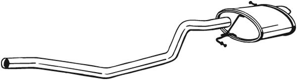 Achterdemper Bosal 282-725