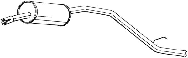 Achterdemper Bosal 283-295