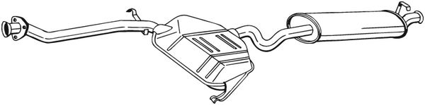 Achterdemper Bosal 286-017