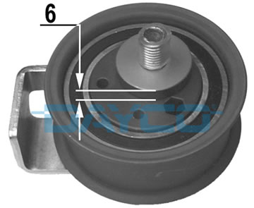 Spanrol distributieriem Dayco ATB2143