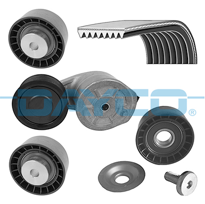 Poly V-riemen kit Dayco KPV127HD