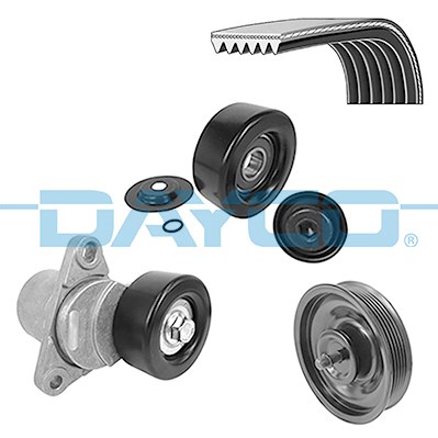 Poly V-riemen kit Dayco KPV569