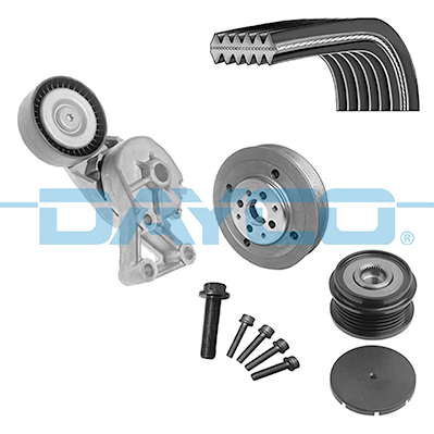 Poly V-riemen kit Dayco KPV711