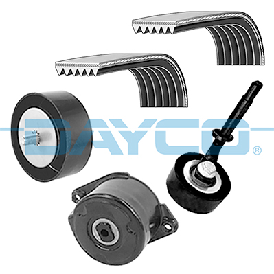 Poly V-riemen kit Dayco KPV875