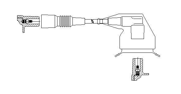 Bougiekabel Bremi 131/75