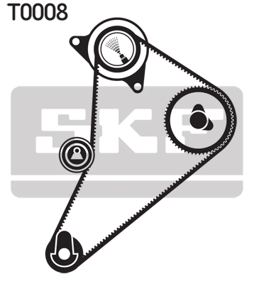 SKF Distributieriem kit VKMA 04300