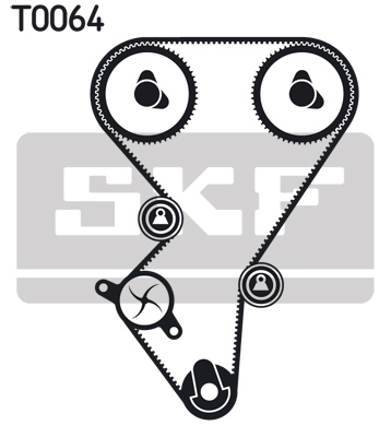 SKF Distributieriem kit VKMA 03210