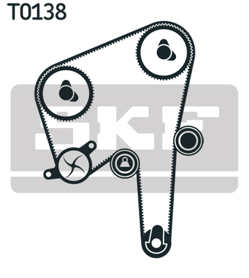 SKF Distributieriem kit VKMA 06560