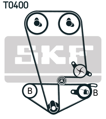 SKF Distributieriem kit VKMA 93014