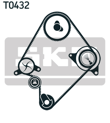 SKF Distributieriem kit VKMA 94009