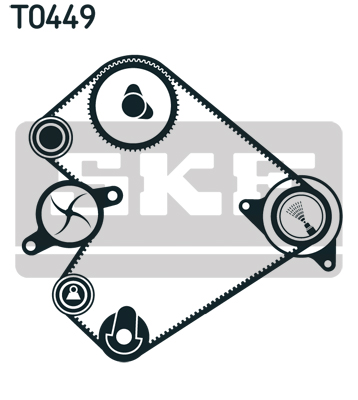 SKF Distributieriem kit VKMA 94310