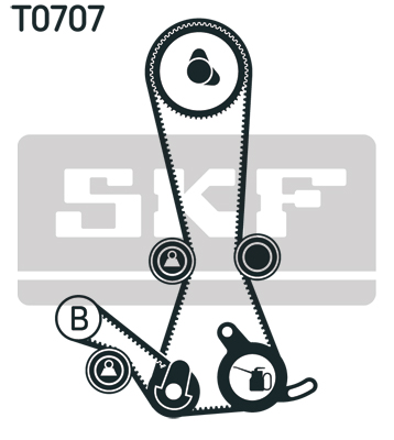 SKF Distributieriem kit VKMA 95019
