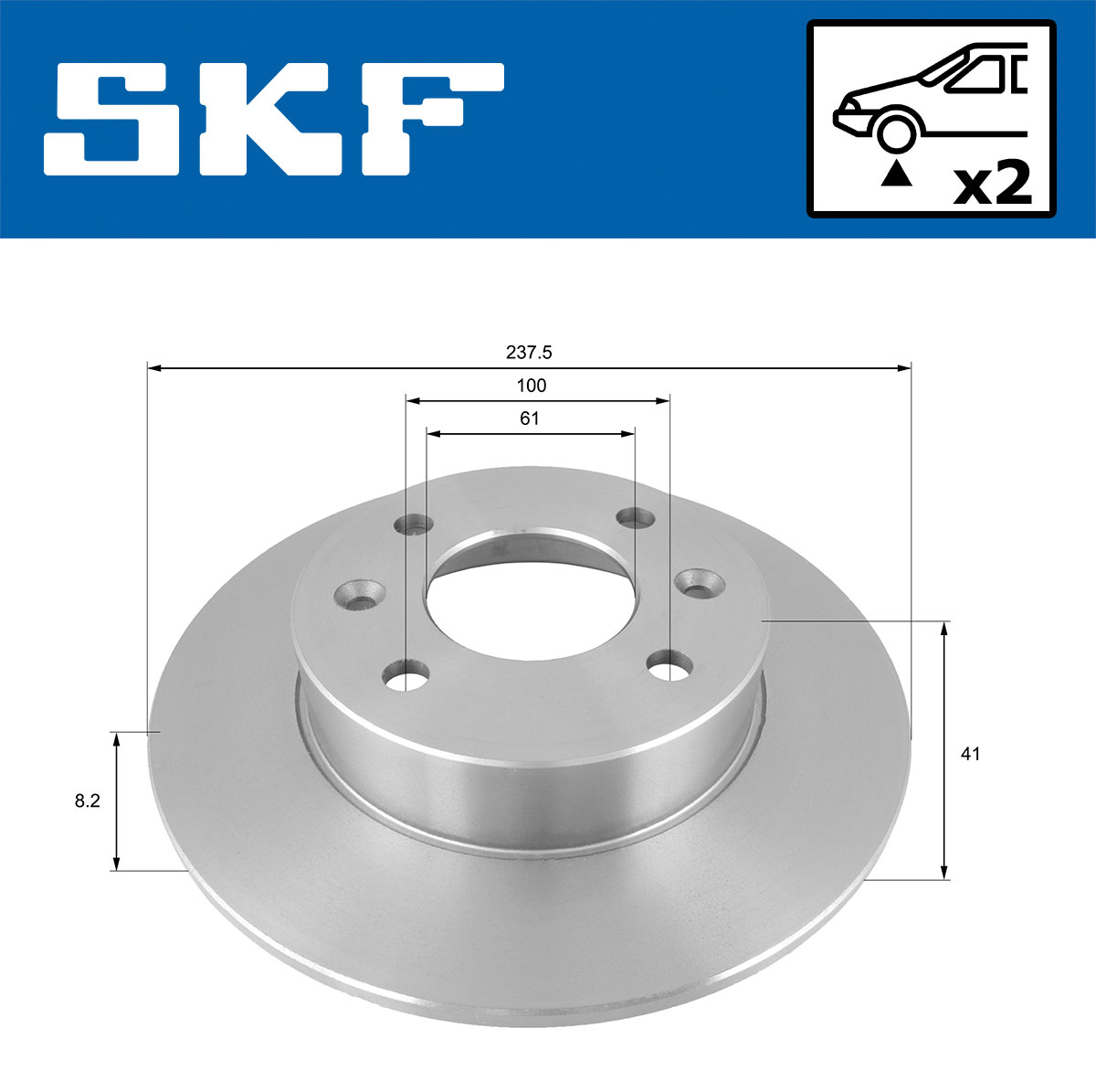 SKF Remschijven VKBD 80308 S2