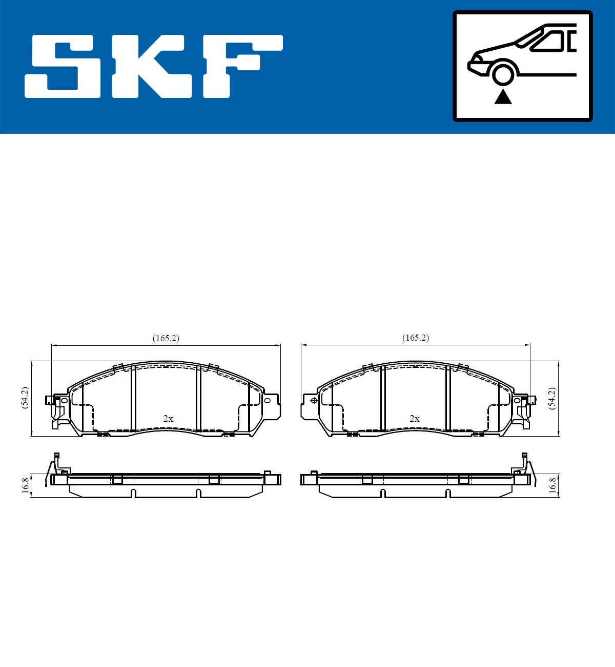 SKF Remblokset VKBP 80339