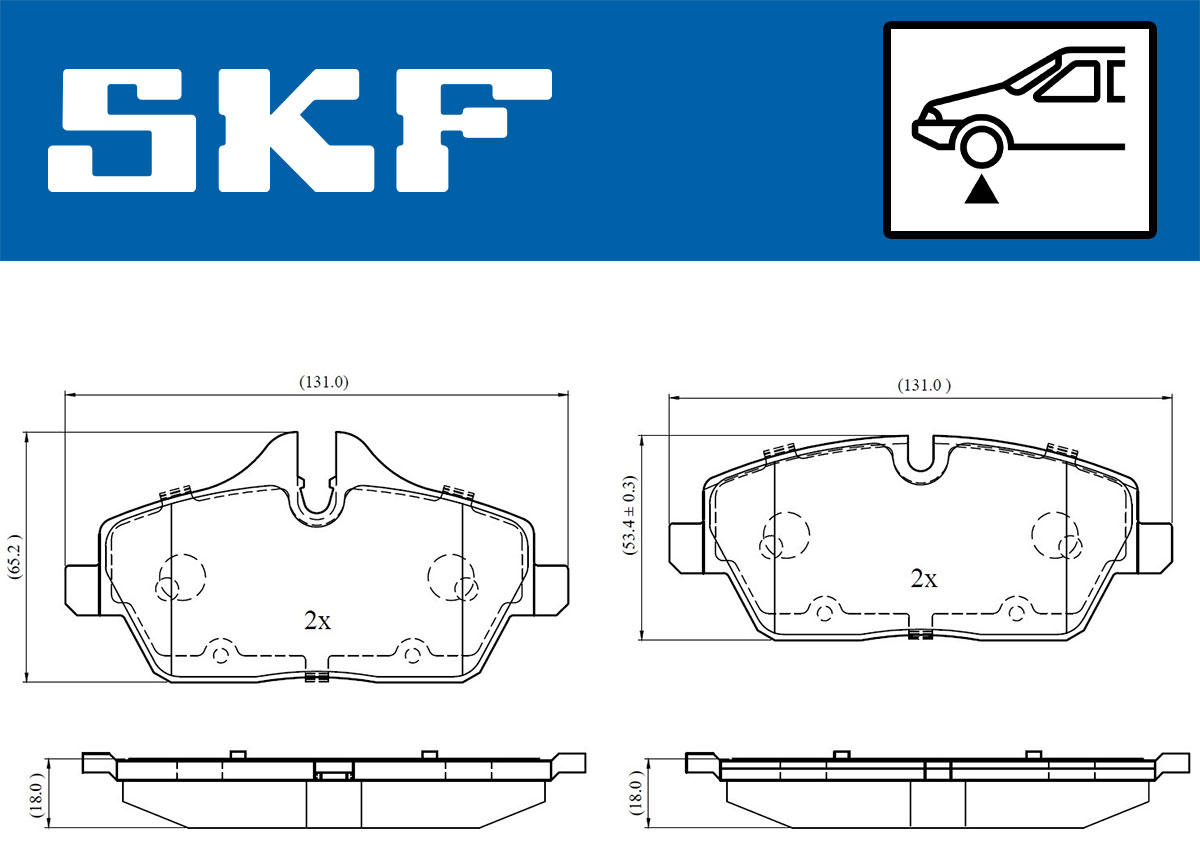 SKF Remblokset VKBP 80079