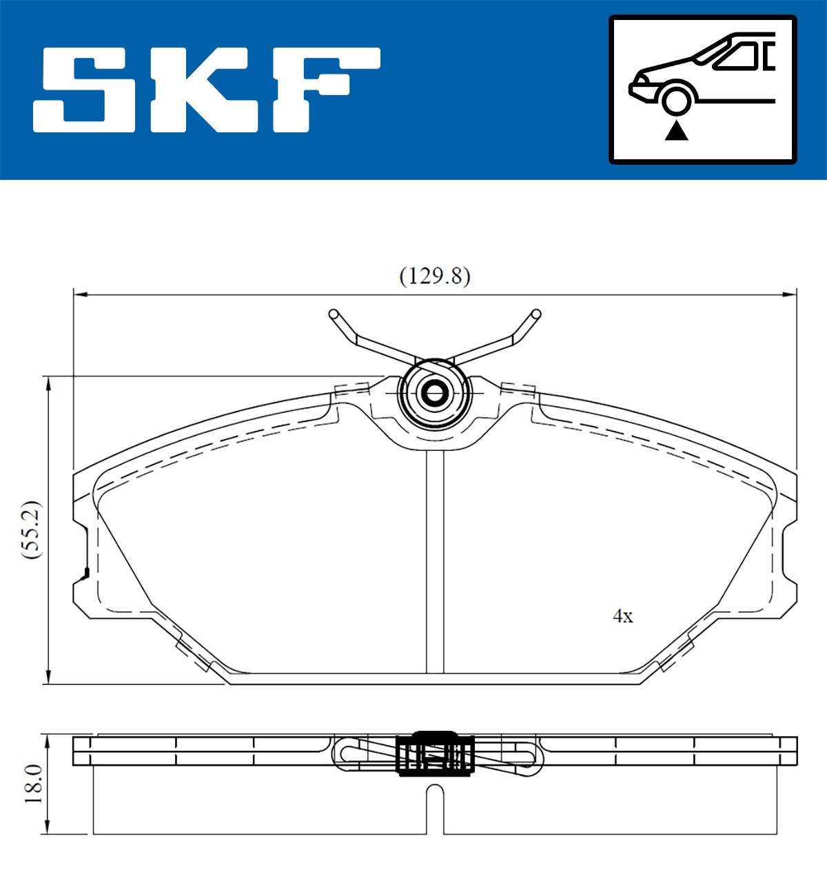 SKF Remblokset VKBP 80211