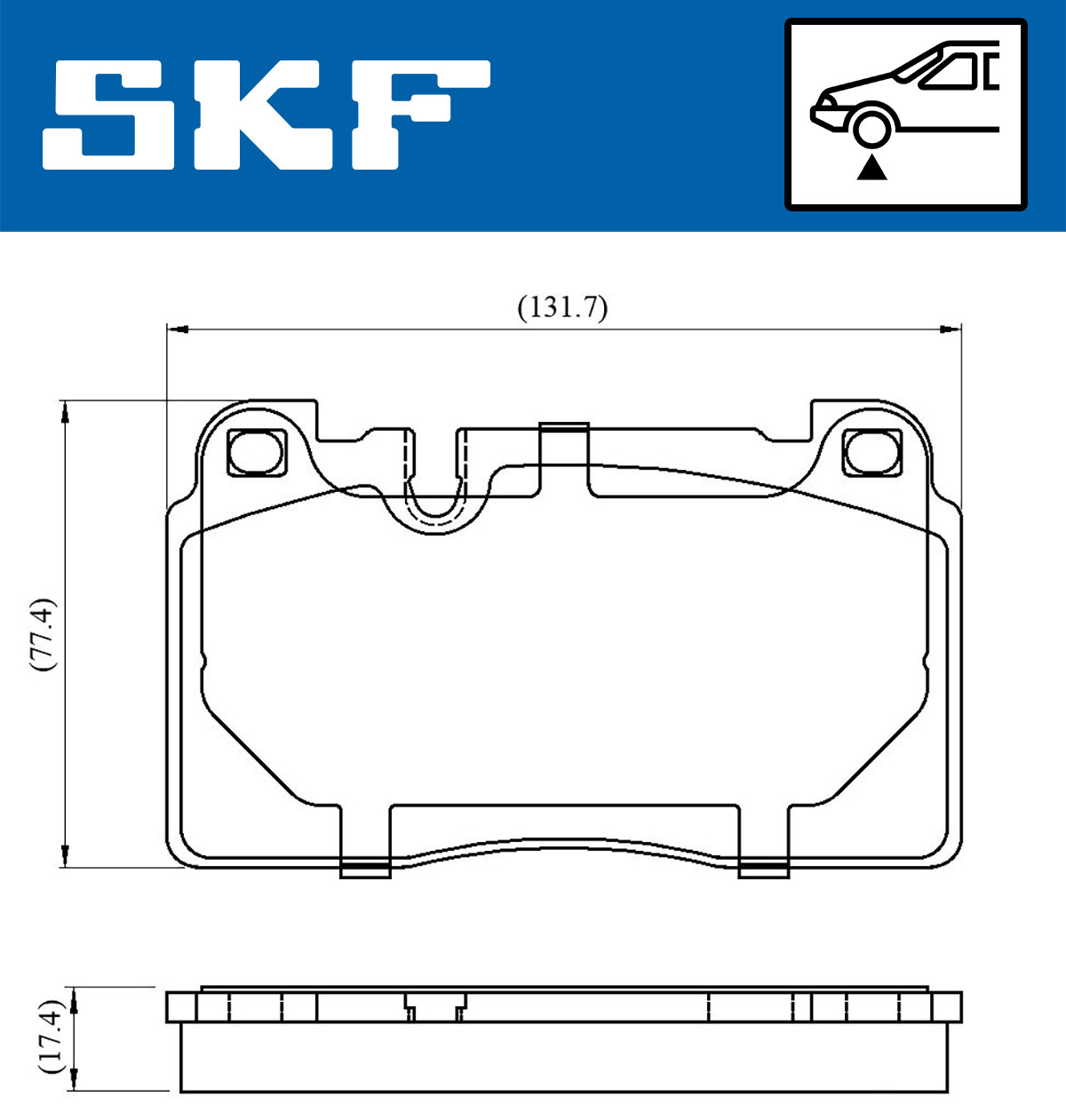 SKF Remblokset VKBP 80225