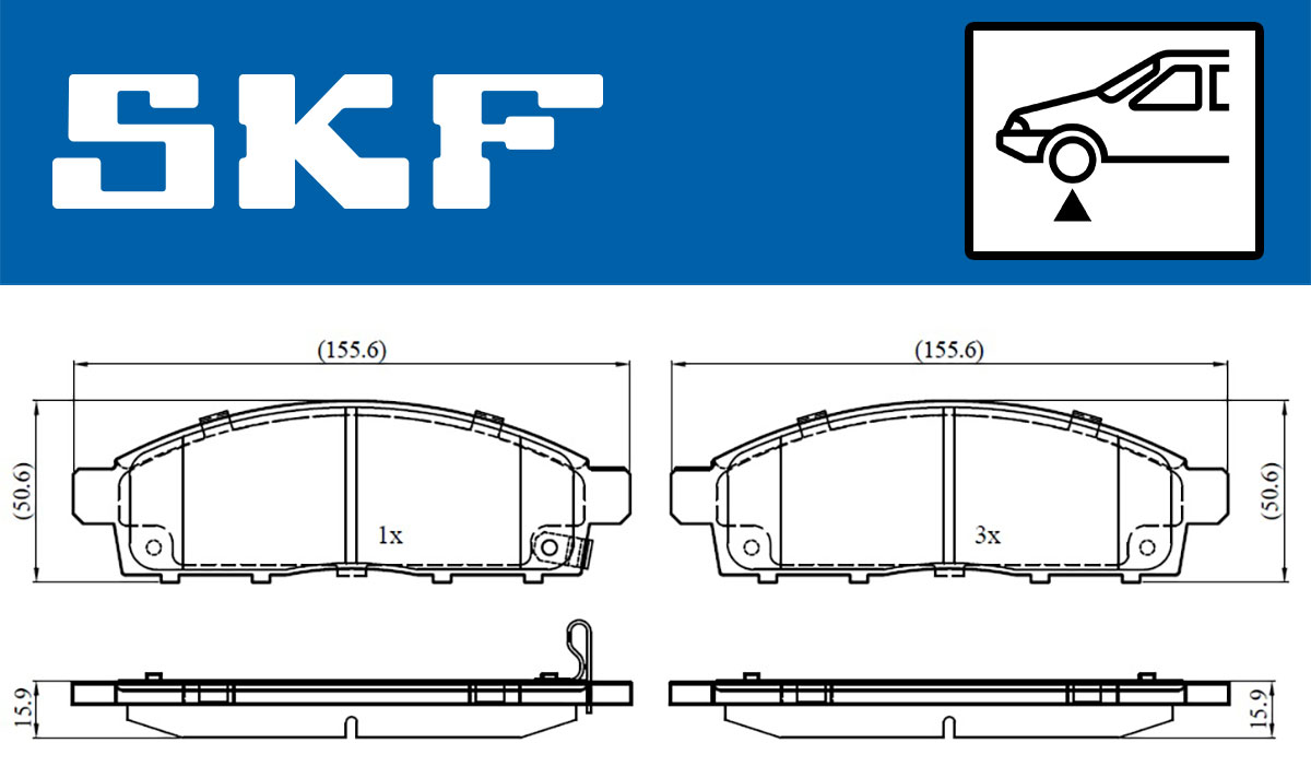 SKF Remblokset VKBP 80331 A