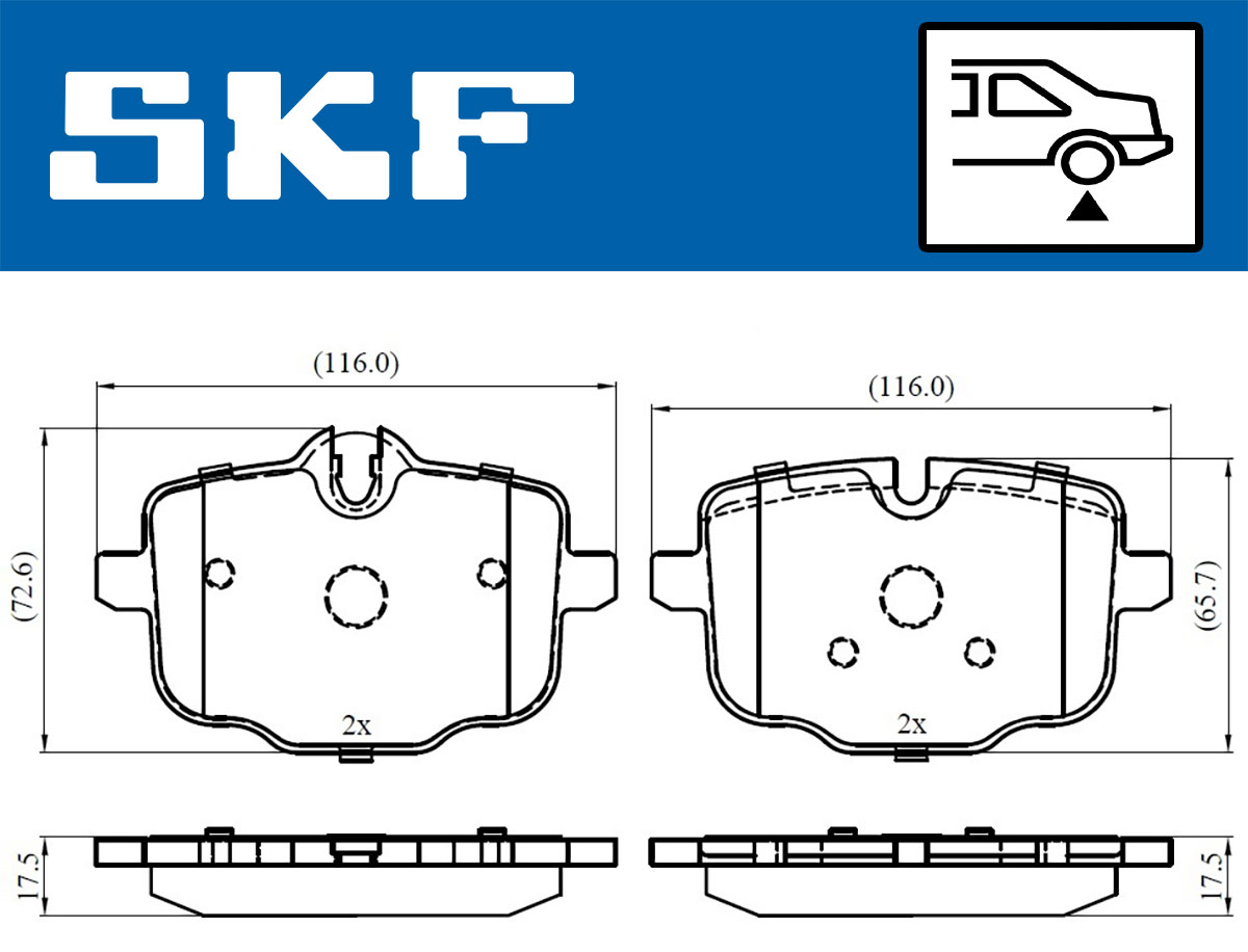 SKF Remblokset VKBP 90366