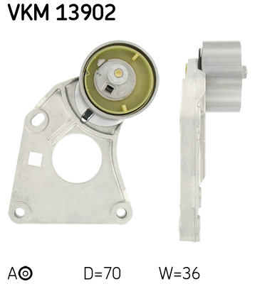 Spanrol distributieriem SKF VKM 13902