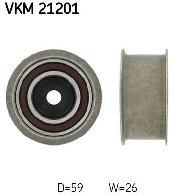 Geleiderol distributieriem SKF VKM 21201