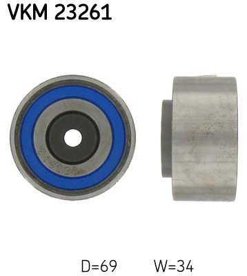 Geleiderol distributieriem SKF VKM 23261