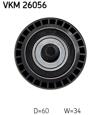 SKF Geleiderol distributieriem VKM 26056