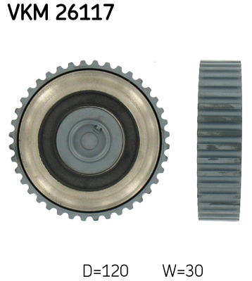 Geleiderol distributieriem SKF VKM 26117