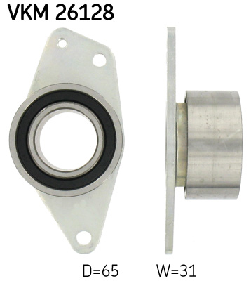 Geleiderol distributieriem SKF VKM 26128