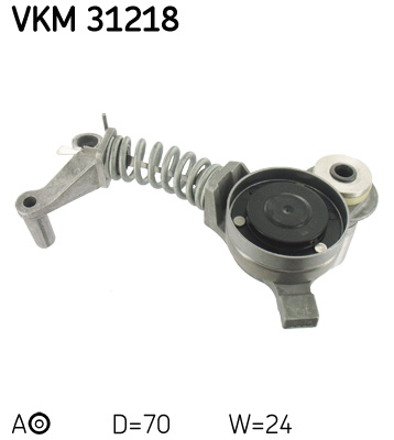 Spanrol (poly) V-riem SKF VKM 31218