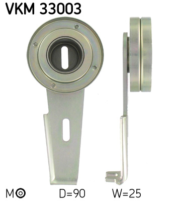 Spanrol (poly) V-riem SKF VKM 33003