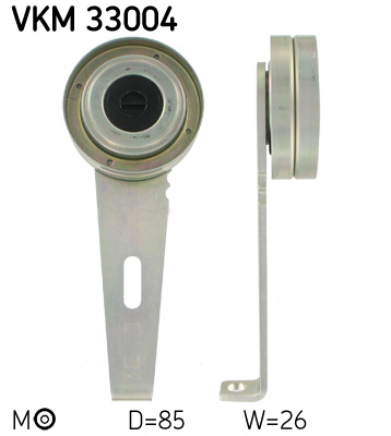 Spanrol (poly) V-riem SKF VKM 33004