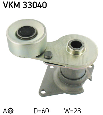 Spanrol (poly) V-riem SKF VKM 33040