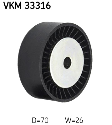 SKF Geleiderol (poly) V-riem VKM 33316
