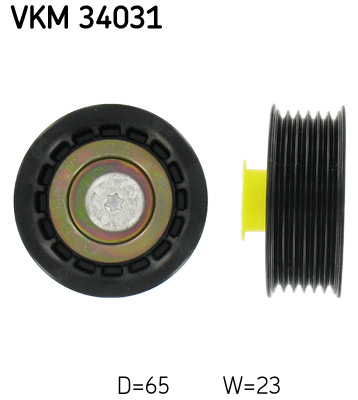 Geleiderol (poly) V-riem SKF VKM 34031