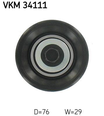 SKF Geleiderol (poly) V-riem VKM 34111