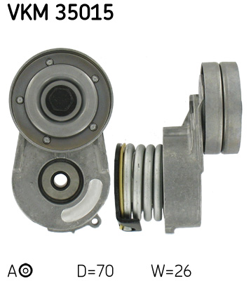 Spanrol (poly) V-riem SKF VKM 35015