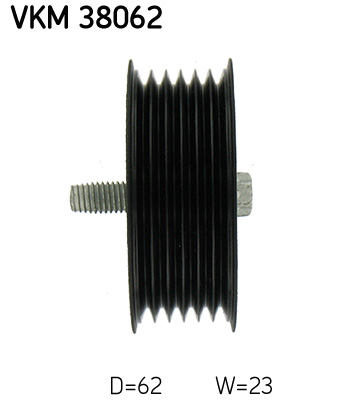 SKF Geleiderol (poly) V-riem VKM 38062