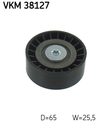 Geleiderol (poly) V-riem SKF VKM 38127