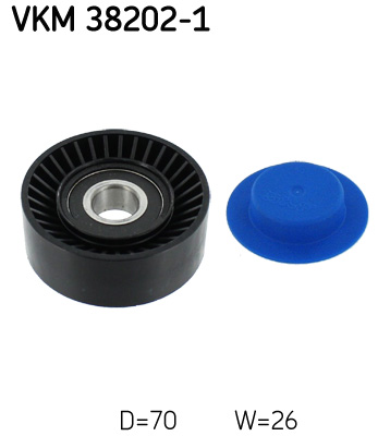 Geleiderol (poly) V-riem SKF VKM 38202-1