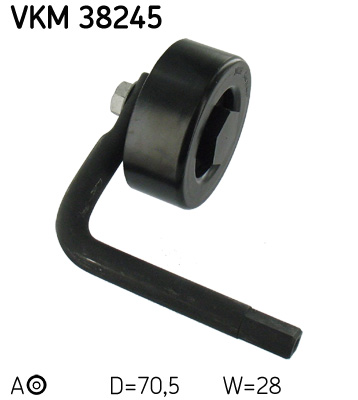 Spanrol (poly) V-riem SKF VKM 38245